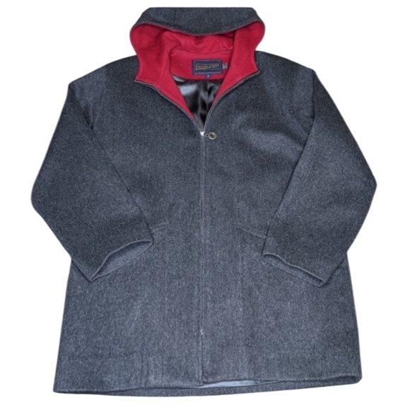 EUC Pendleton Women’s Hooded Wool Coat size 12 in Gray - Picture 1 of 12